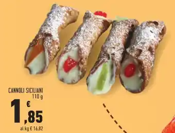Conad Superstore CANNOLI SICILIANI 110 g offerta