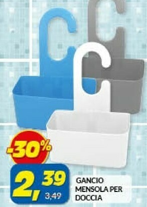 Risparmio Casa Gancio Mensola Per Doccia offerta