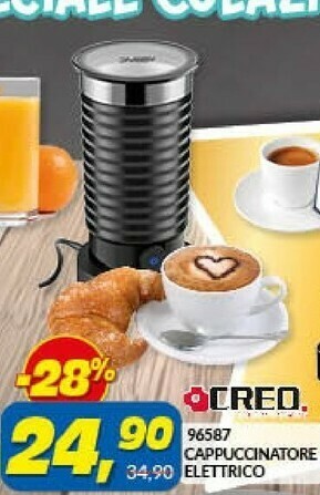 Risparmio Casa Creo 96587 Cappuccinatore Elettrico offerta