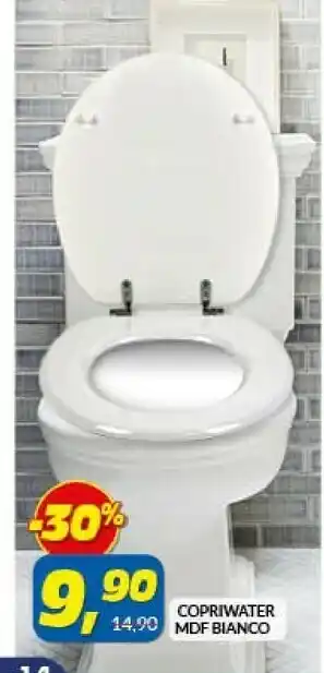 Risparmio Casa Copriwater Mdf Bianco offerta