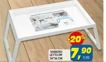 Risparmio Casa Vassoio Letto PP offerta