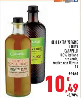 Conad Superstore OLIO EXTRA VERGINE DI OLIVA CARAPELLI 1 l offerta