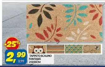 Risparmio Casa Tappeto Scalino Fantasia 25x50cm offerta