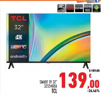 Conad Superstore SMART TV 32" 32S5400A TCL offerta