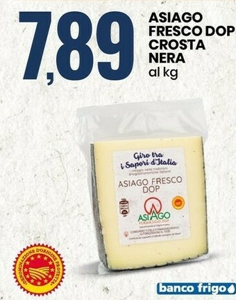 Eurospin Asiago Fresco Dop Crosta Nera offerta