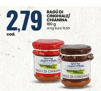 Ragu Di Cinghiale/chianina