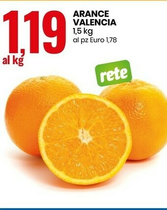 Eurospin Arance Valencia 1,5 Kg offerta