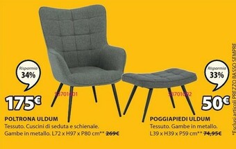 JYSK Poltrona Uldum offerta