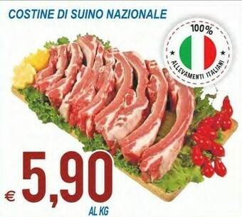 MD Discount Costine Di Suino Nazionale offerta