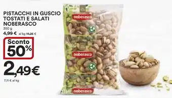 PISTACCHI IN GUSCIO TOSTATI E SALATI NOBERASCO 350 g