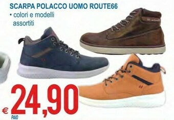 MD Discount Scarpa Polacco Uomo Route66 offerta