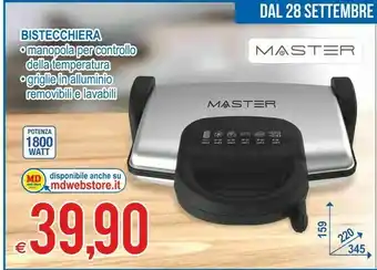 Master Bistecchiera 1800 W