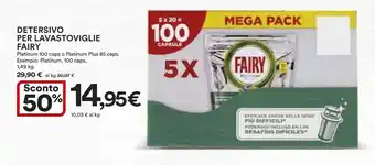 Ipercoop DETERSIVO PER LAVASTOVIGLIE FAIRY offerta