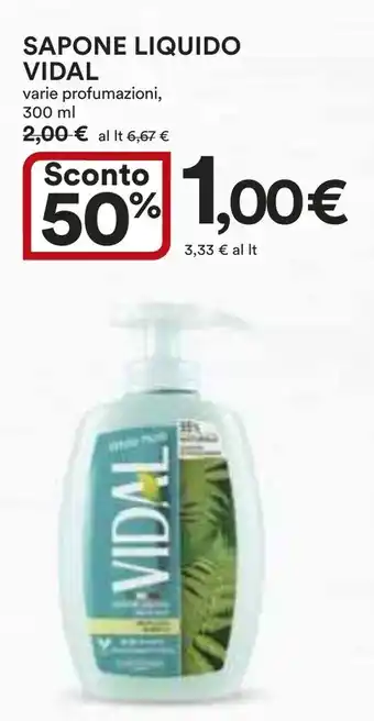 SAPONE LIQUIDO VIDAL varie profumazioni, 300 ml