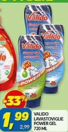 Risparmio Casa Valido Lavastoviglie Power Gel offerta