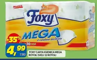 Foxy Carta Igienica Mega Rotoli