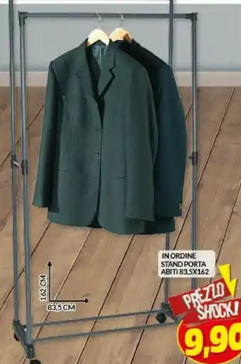 Risparmio Casa In Ordine Stand Porta Abiti 83,5x162 offerta