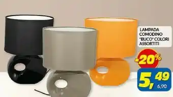 Risparmio Casa Lampada Comodino Buco offerta