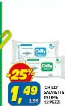 Risparmio Casa Chilly Salviettine Intime offerta