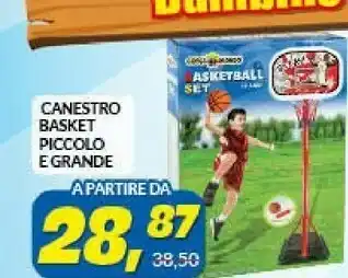 Risparmio Casa Canestro Basket Piccolo E Grande offerta
