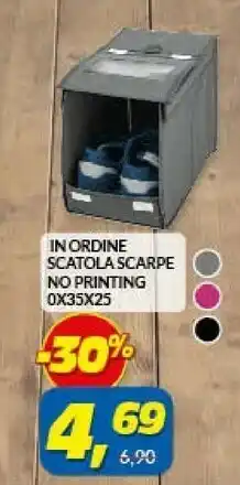 RisparmioCasa In Ordine Scatola Scarpe No Printing 0x35x25