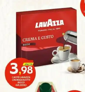 Vivo Supermercati Lavazza Caffe Crema E Gusto Ricco 250 Gr offerta