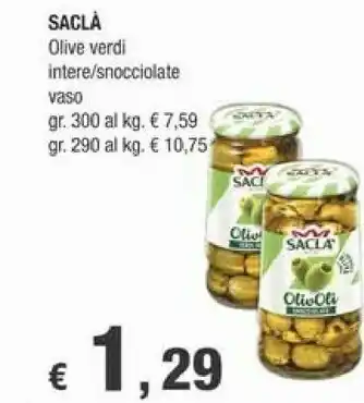 Saclà Olive Verdi Intere