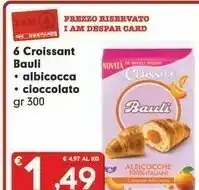 Despar Bauli Il Croissant Albicocca 300 G(ml) offerta