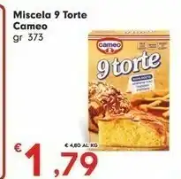 Cameo Miscela 9 Torte Integrale