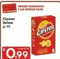 Despar Saiwa Saiwa - Cipster 85 g(ml) offerta
