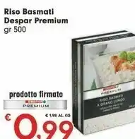 Despar Despar - Riso Basmati 500 g(ml) offerta