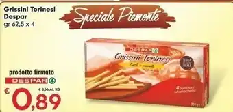 Despar Despar Grissini Torinesi offerta