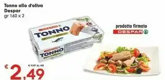 Despar Despar - Tonno All'Olio Di Oliva offerta
