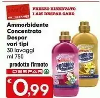 Despar Ammorbidente Concentrato offerta