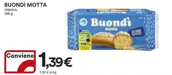 Ipercoop BUONDÌ MOTTA classico, 198 g offerta