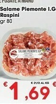 Despar Raspini Salame Piemonte Igp offerta
