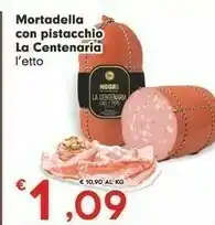Despar La Centenaria Mortadella Con Pistacchio offerta