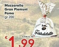 Despar Pama Mozzarella Gran Piemunt offerta