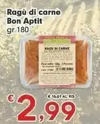 Despar Ragu Di Carne Bon Aptit offerta