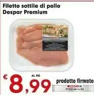 Despar Despar - Petto Di Pollo A Fette Sottili Premium offerta