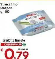 Despar Despar - Stracchino Biologico 100 G(ml) offerta