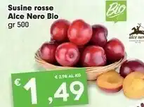 Despar Alce Nero Susine Rosse Bio 500 Gr offerta
