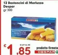 Despar Bastoncini di pesce offerta