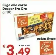 Despar Despar Era Ora Sugo Alle Cozze offerta