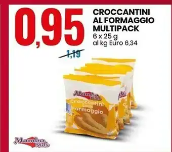 Mumbo Kids Croccantini Al Formaggio Multipack