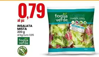 Eurospin Foglia Verde Insalata Mista 200 G offerta