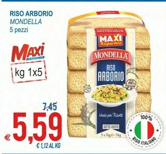 MD Discount Mondella Riso Arborio offerta