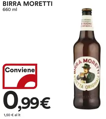 Ipercoop BIRRA MORETTI 660 ml offerta