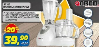 Risparmio Casa Creo 97313 Robot Multifunzione offerta