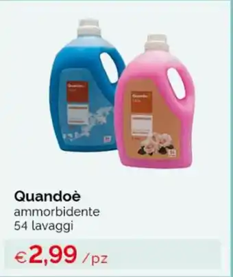 Acqua & Sapone Quandoè ammorbidente 54 lavaggi offerta